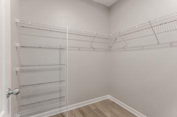 spacious walk in closets at Alexandria of Carmel Apartments, Carmel, Indiana